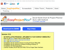 Tablet Screenshot of easyprojectplan.com